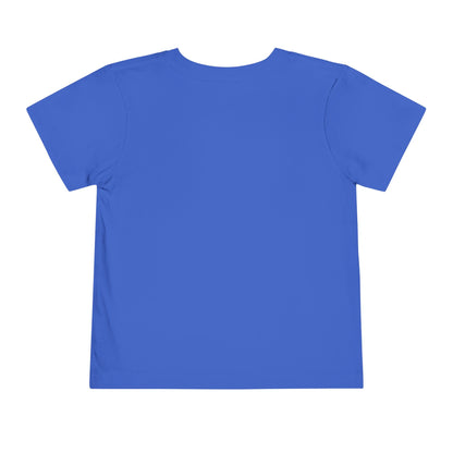 Toddler Tee — "Beach Vibes" Surfboard & Palm Tree Graphic