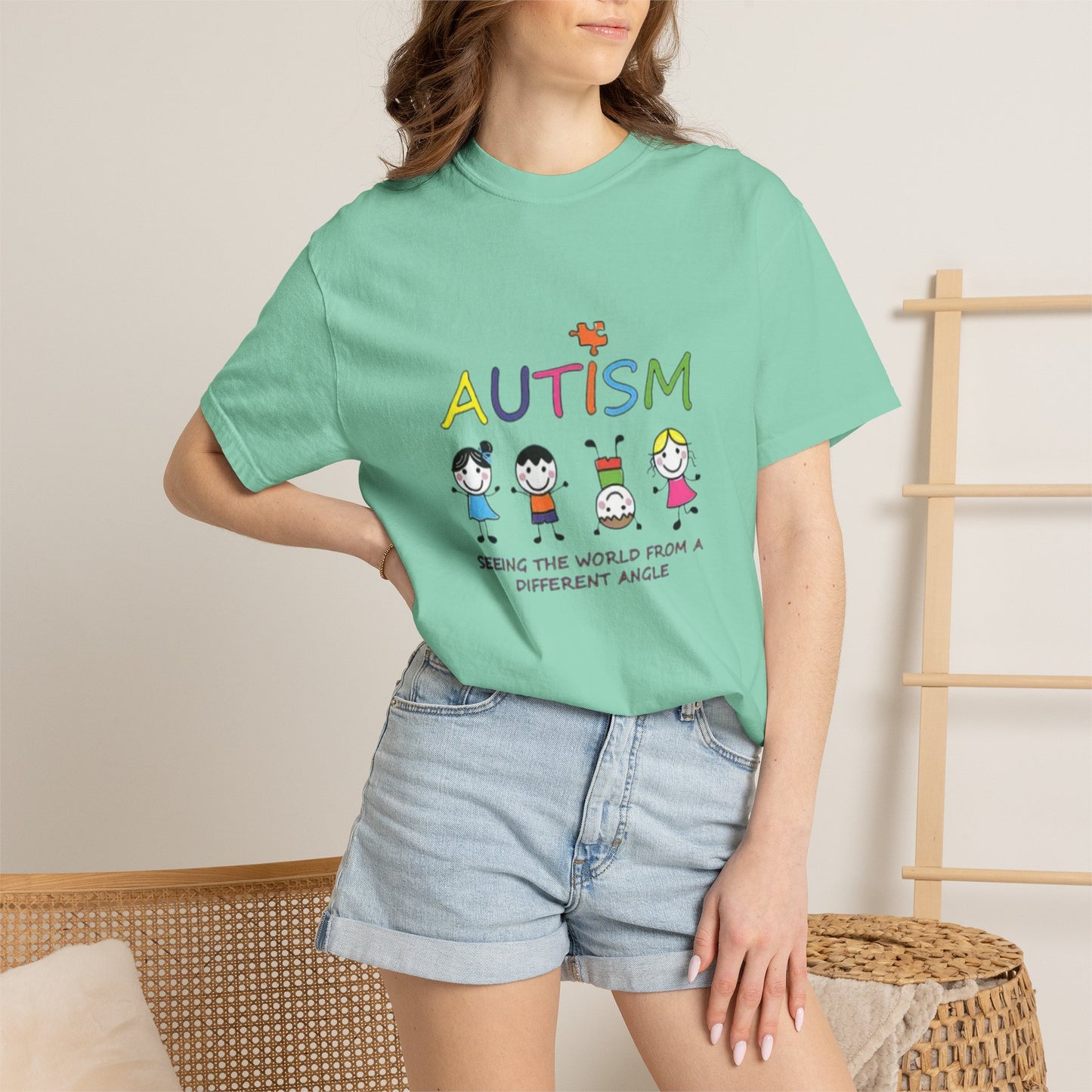 Autism, Seeing the World From a Different Angle T-shirt