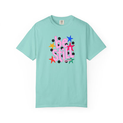 Be Still T-Shirt — Colorful Retro Stars Graphic Tee