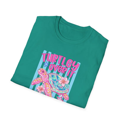T-Shirt — "Turtley Loved It" Colorful Sea Turtle Graphic Tee