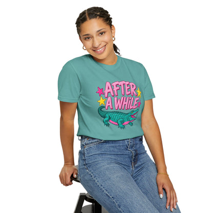 After A While Alligator T-Shirt — Retro Cartoon Gator Graphic Tee