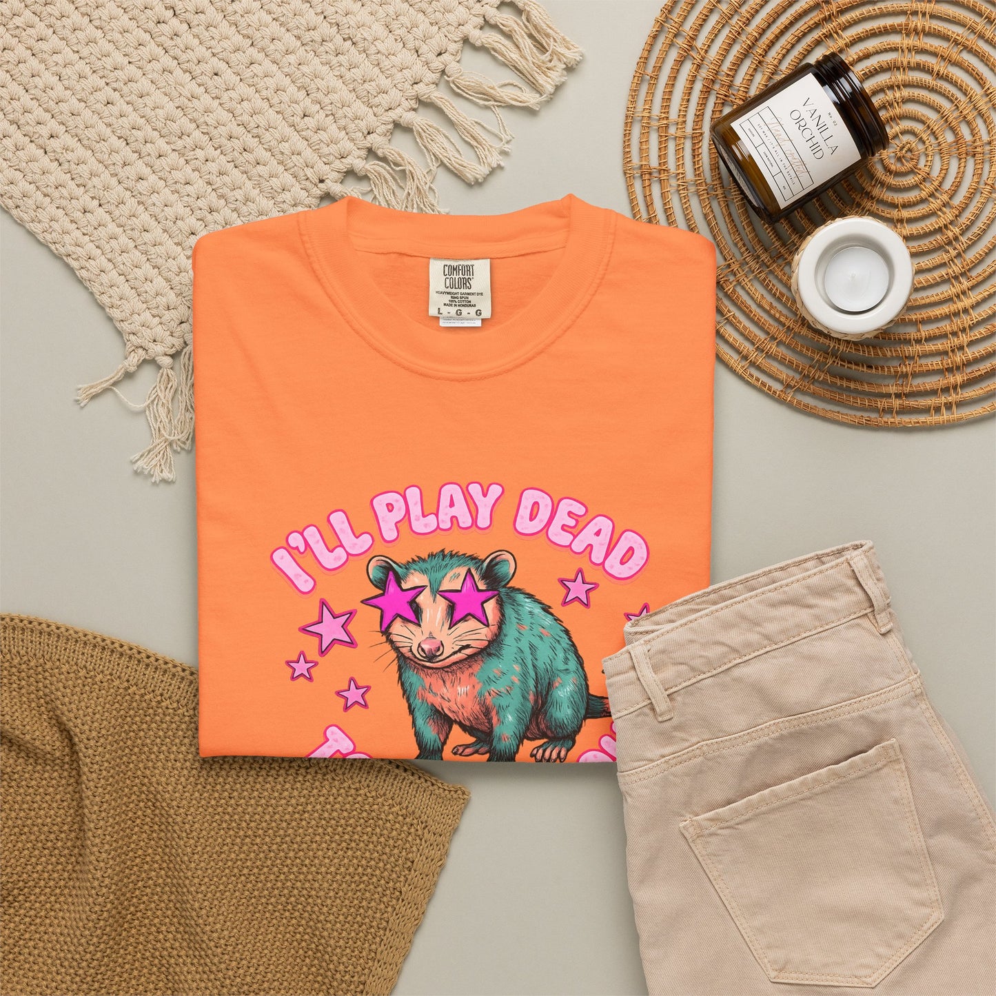 Funny Cat T-Shirt — "I'll Play Dead to Avoid You" Cute Sarcastic Graphic Tee