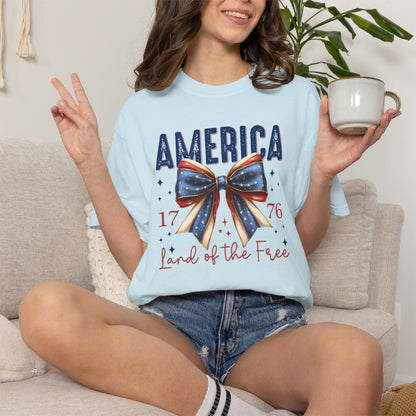 America 'Land of the Free' Patriotic T-Shirt