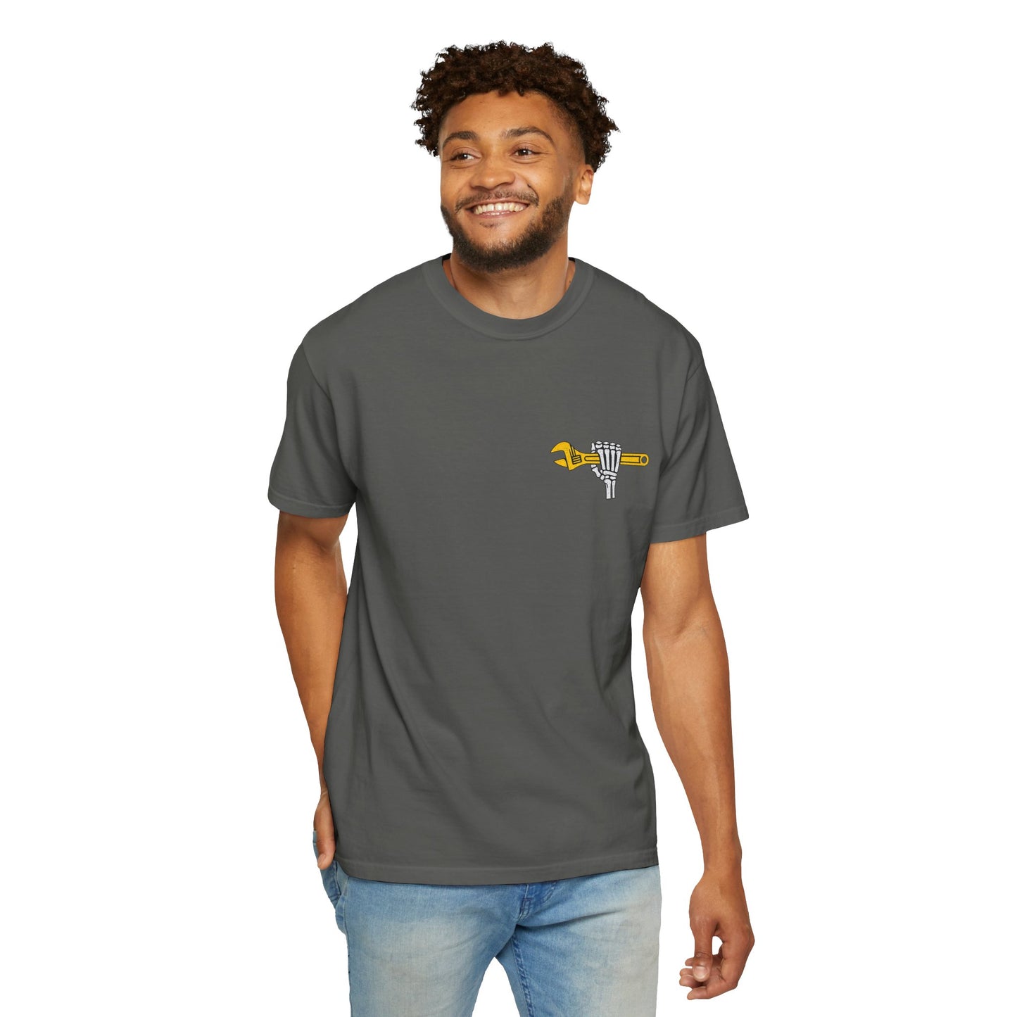 Mechanic T-Shirt — "I Can Fix a Lot of Things (But I Can't Fix Stupid)" Graphic Tee