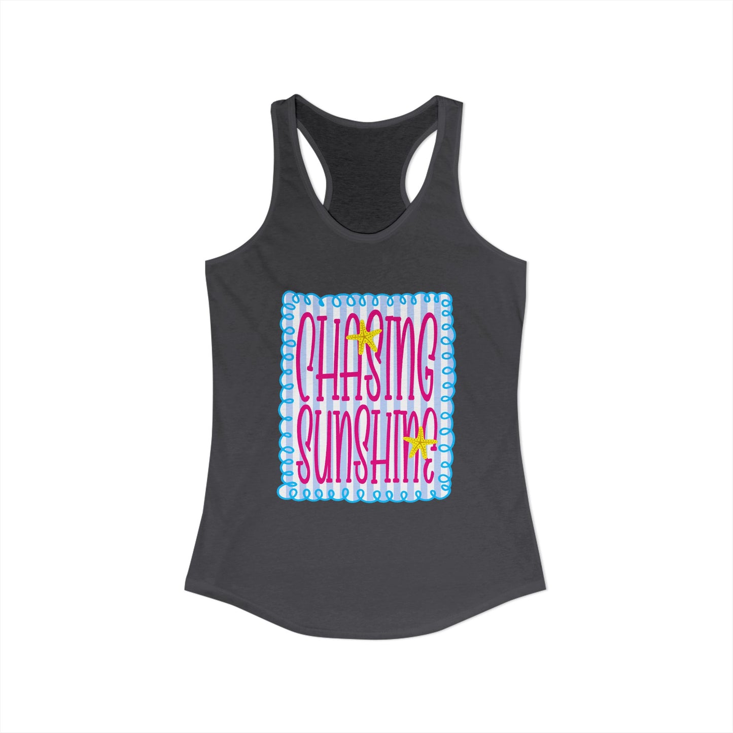 Chasing sunshine Racerback Tank