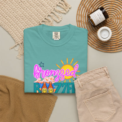 Bronzed & Buzzed T-Shirt – Summer Beach Cocktail Graphic Tee