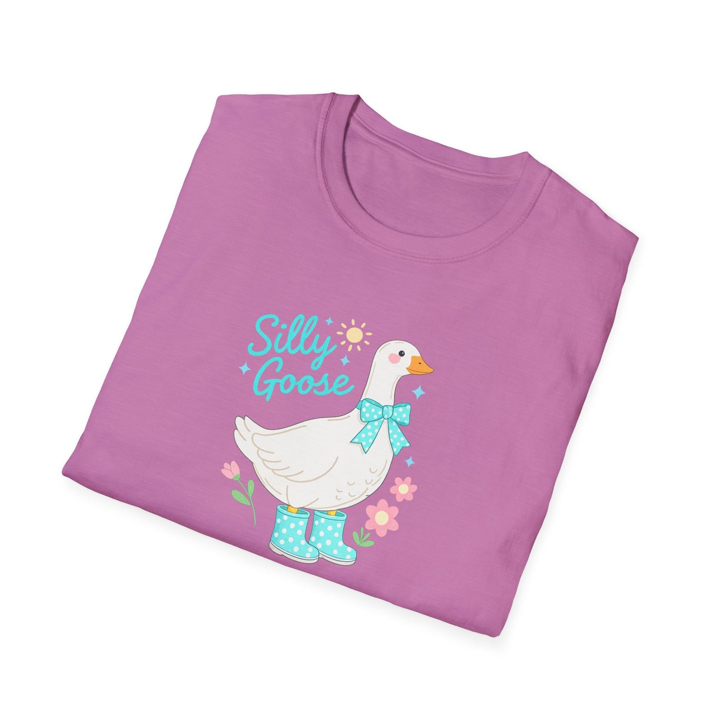 Silly Goose T-Shirt — Cute Duck Illustration Tee for Kids & Animal Lovers
