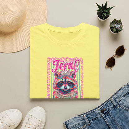 Feral Raccoon Gildan softstyle tshirt