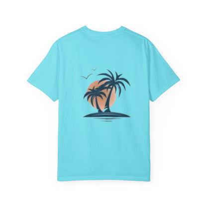 Palm Trees In the Sun, Front & Back T-shirt