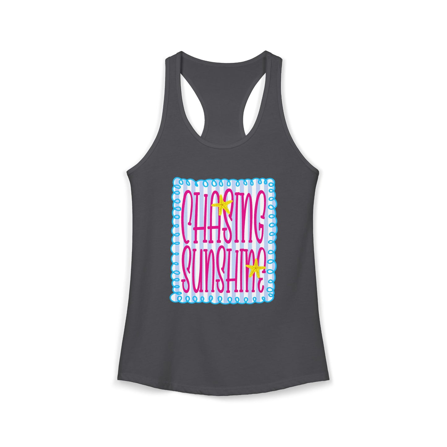 Chasing sunshine Racerback Tank