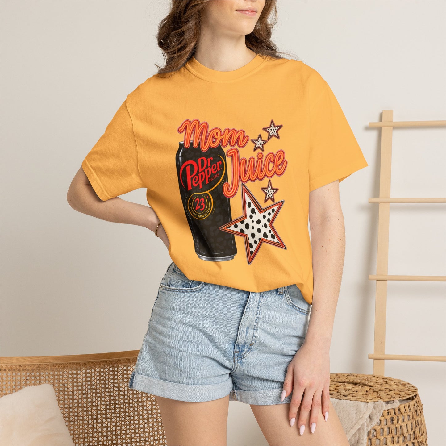 Mom Juice T-Shirt — Retro Dr Pepper Can Graphic Tee