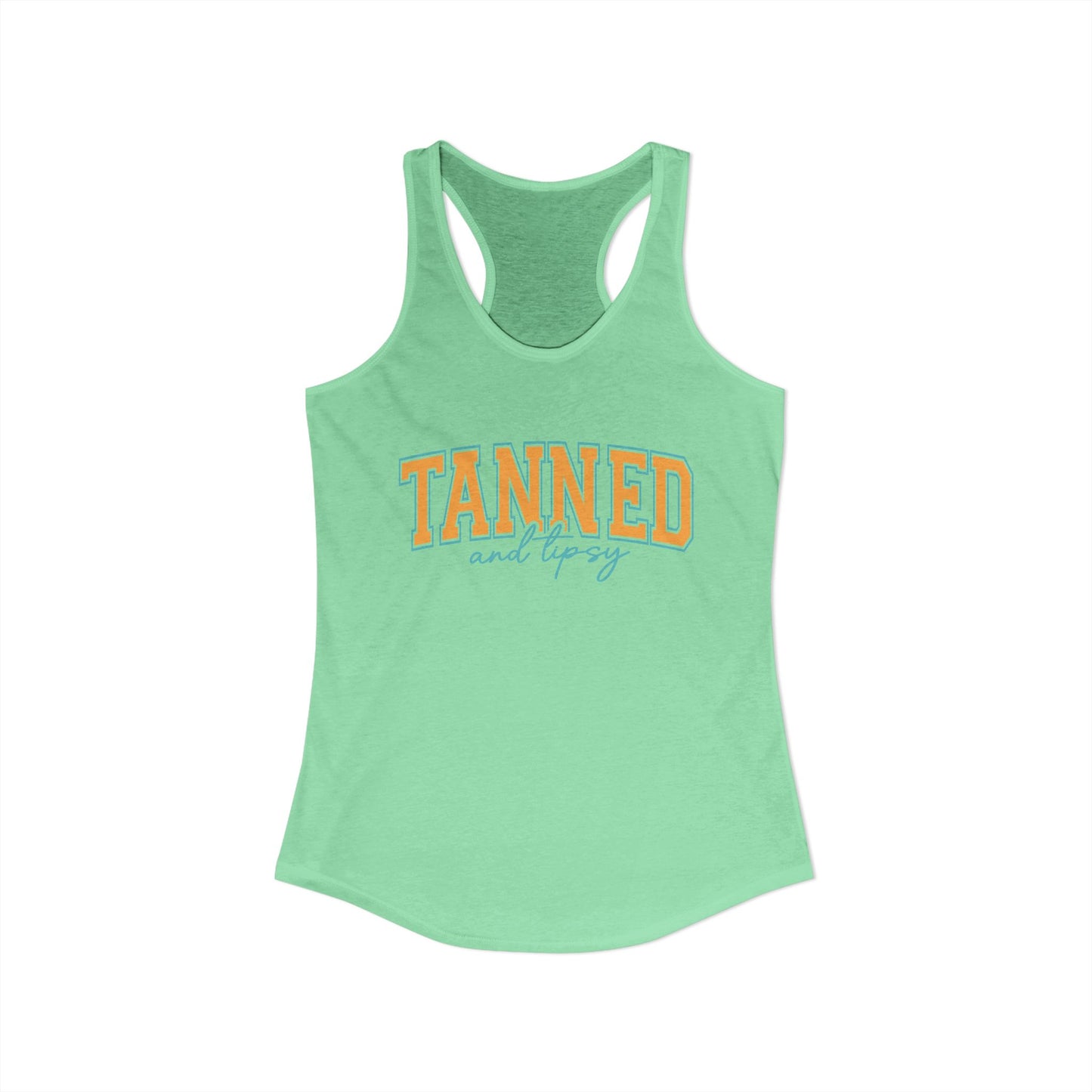 Tanned & Tipsy Racerback Tank