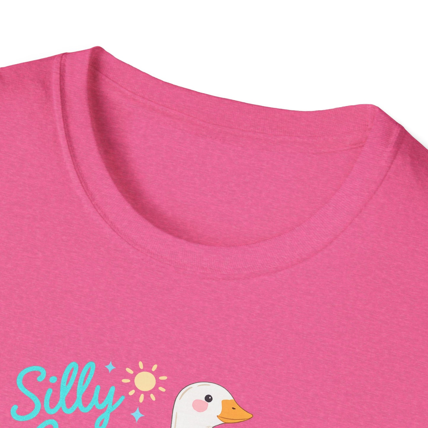 Silly Goose T-Shirt — Cute Duck Illustration Tee for Kids & Animal Lovers