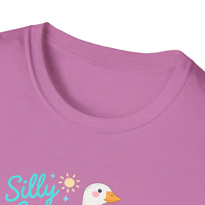 Silly Goose T-Shirt — Cute Duck Illustration Tee for Kids & Animal Lovers
