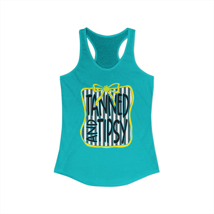Tanned & Tipsy Racerback Tank