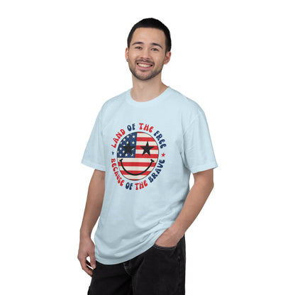 Patriotic 'Land of the Free Because of the Brave' T-Shirt