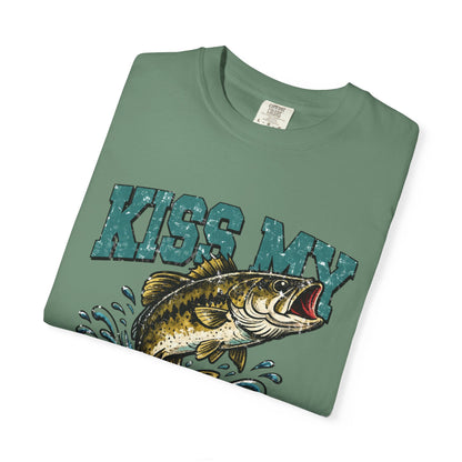 Kiss My Bass Fishing T-Shirt — Humorous Bass Angler Tee