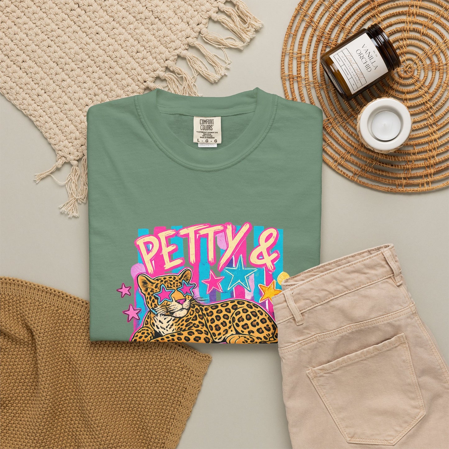 Petty & Predatory Leopard Graphic T-Shirt