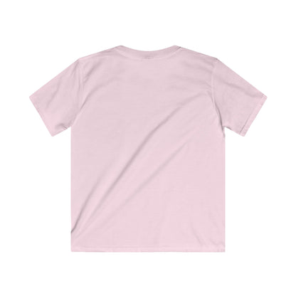 Kids Tee — Cute Highland Cow with Heart Sunglasses & Easter Basket