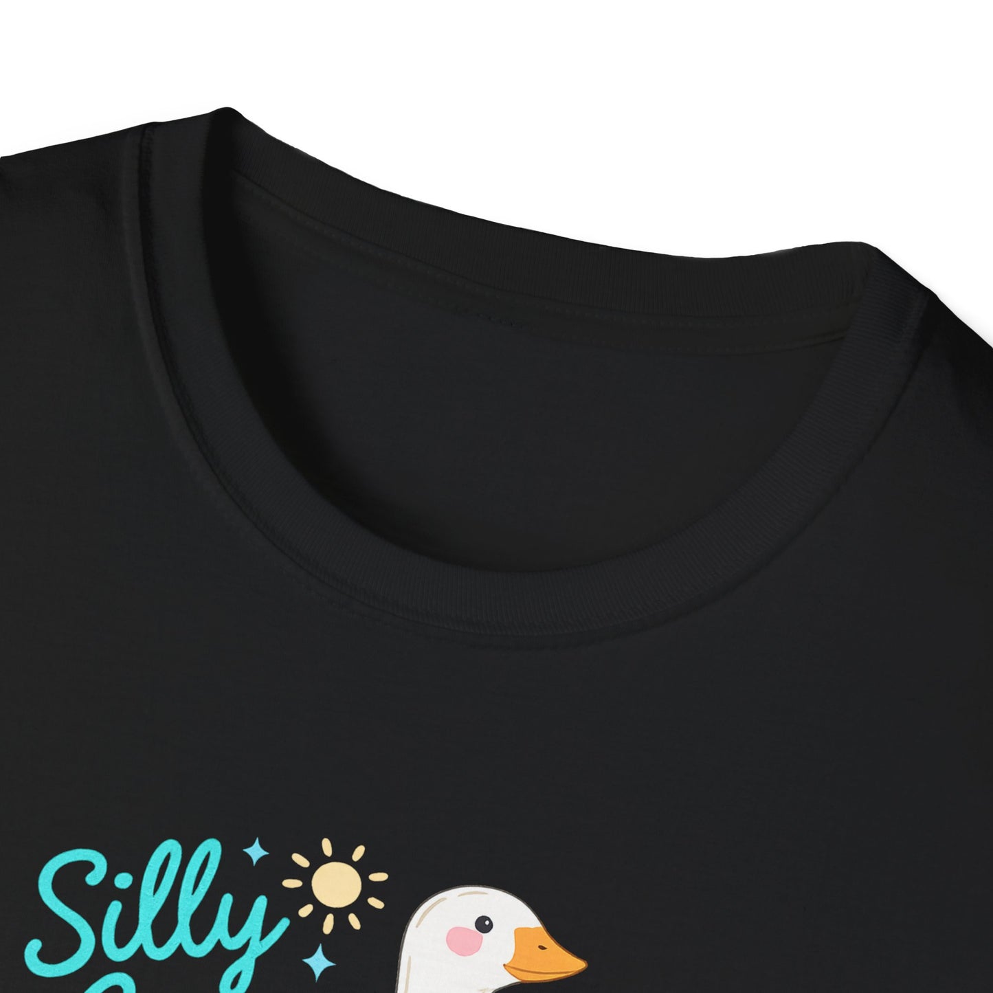 Silly Goose T-Shirt — Cute Duck Illustration Tee for Kids & Animal Lovers