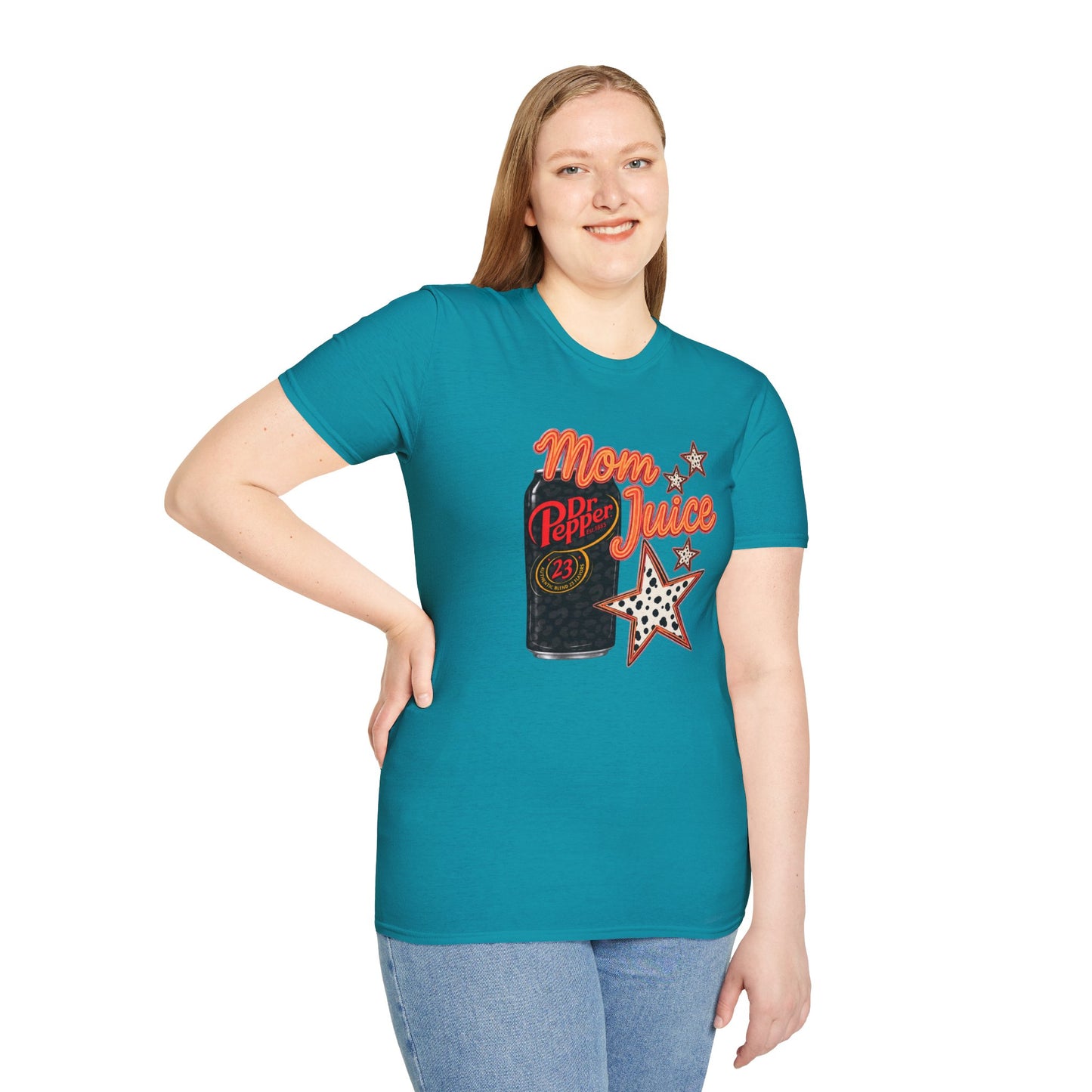 Mom Juice Dr Pepper T-Shirt – Retro Soda Graphic Tee for Moms