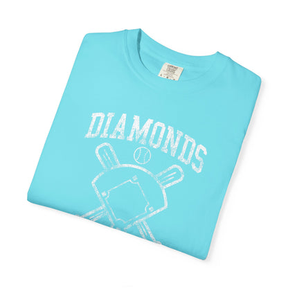 Baseball Diamonds Are A Girl's Best Friend T-Shirt – Women's Soft Vintage Baseball Tee