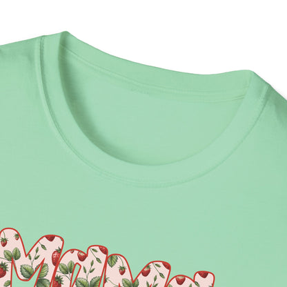 Strawberry Vibes T-Shirt — Retro Stars & Heart Graphic