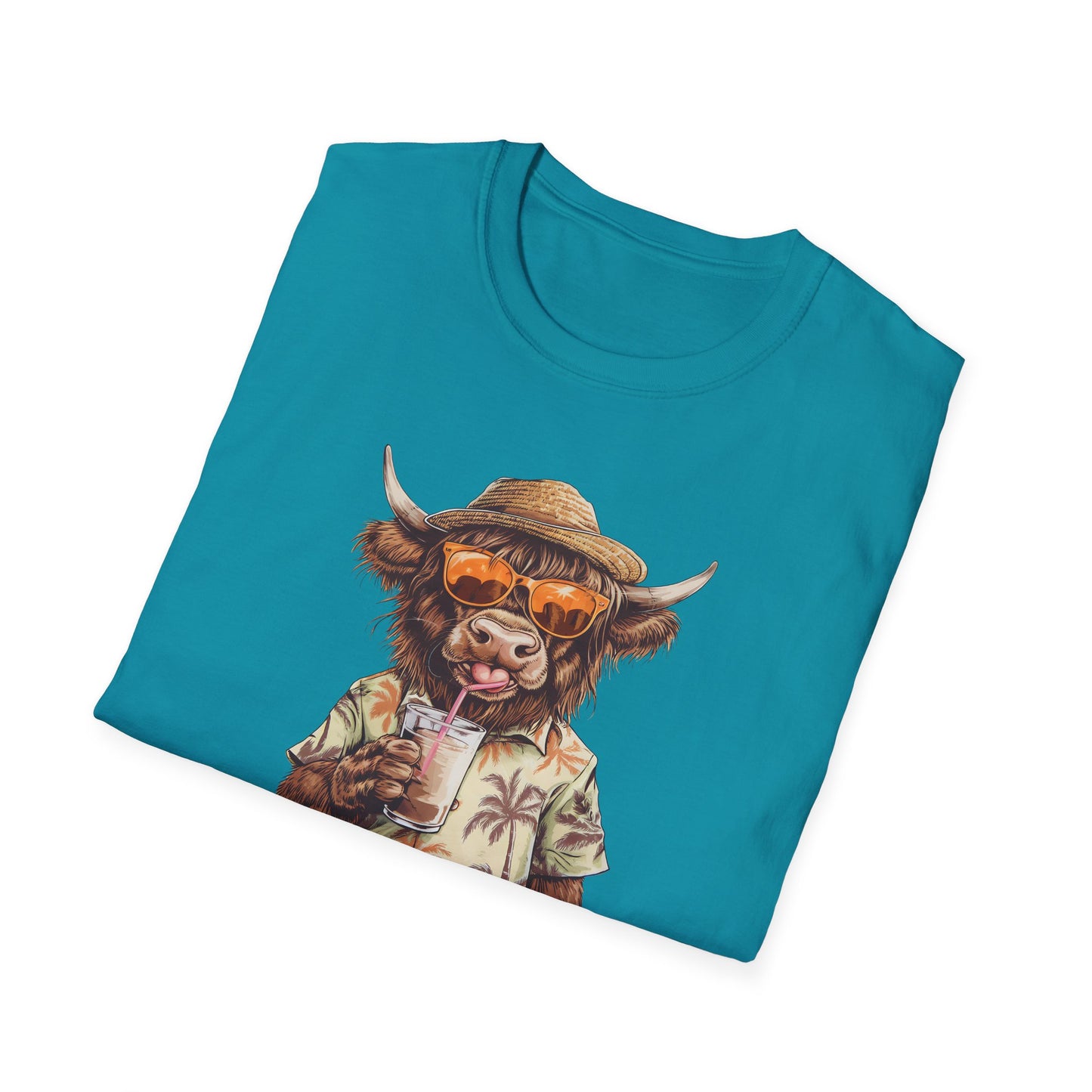 Panama Jack Highland cow tee