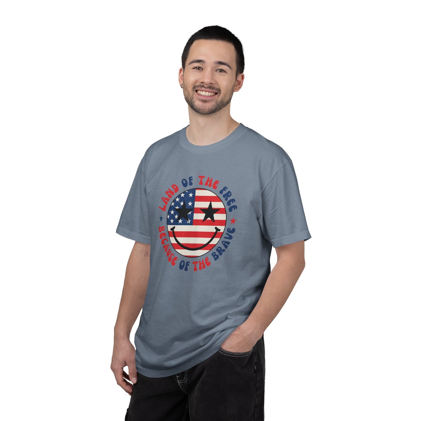 Patriotic 'Land of the Free Because of the Brave' T-Shirt