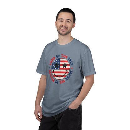 Patriotic 'Land of the Free Because of the Brave' T-Shirt