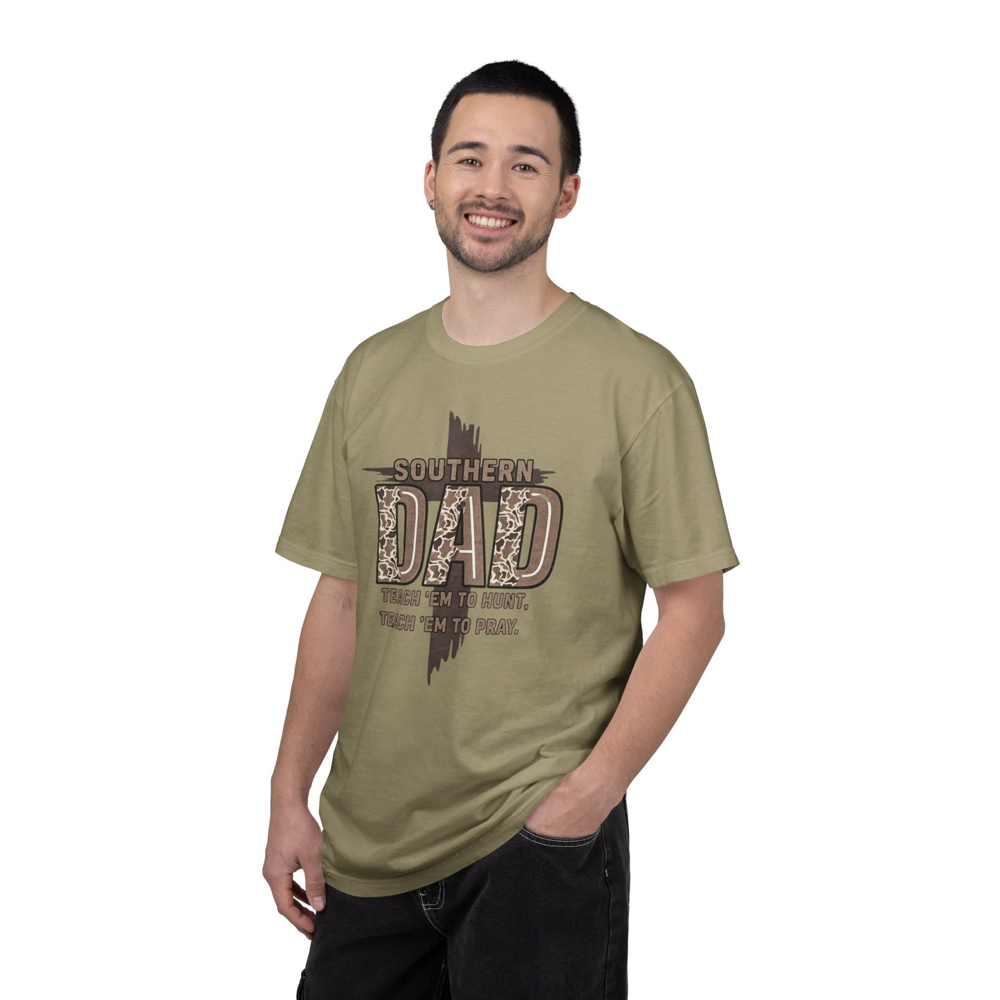 Southern Dad T-Shirt - "Teach 'Em to Hunt & pray