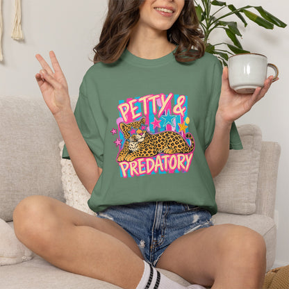 Petty & Predatory Leopard Graphic T-Shirt