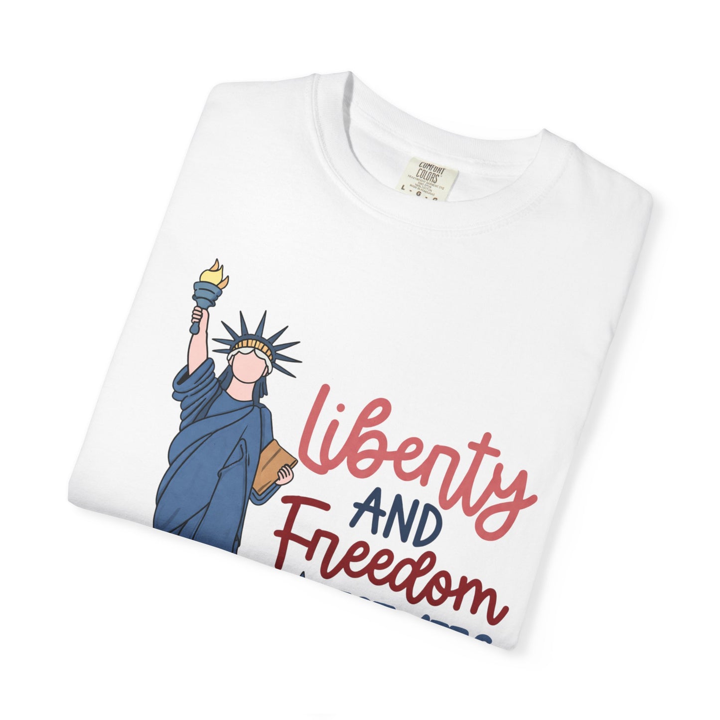 Liberty and Freedom T-Shirt — Statue of Liberty EST 1776 Patriotic Tee