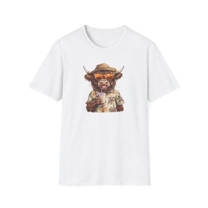 Panama Jack Highland cow tee
