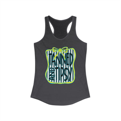Tanned & Tipsy Racerback Tank