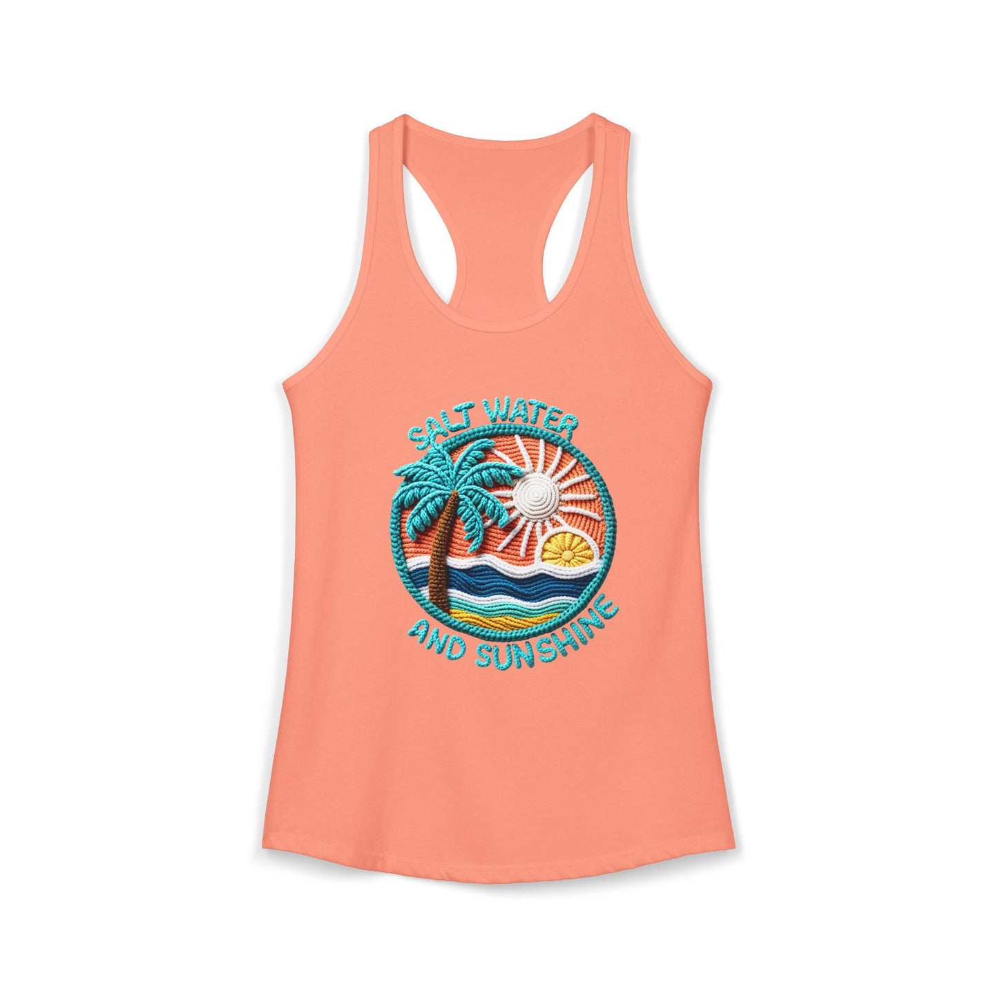 Salt water & sunshine Racerback Tank