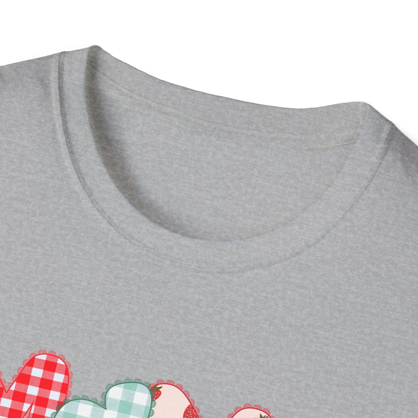 Mama Patterned Patchwork T-Shirt — Floral & Gingham "Mama" Design, Cute Mother's Day Gift