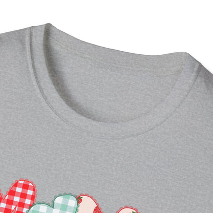 Mama Patterned Patchwork T-Shirt — Floral & Gingham "Mama" Design, Cute Mother's Day Gift