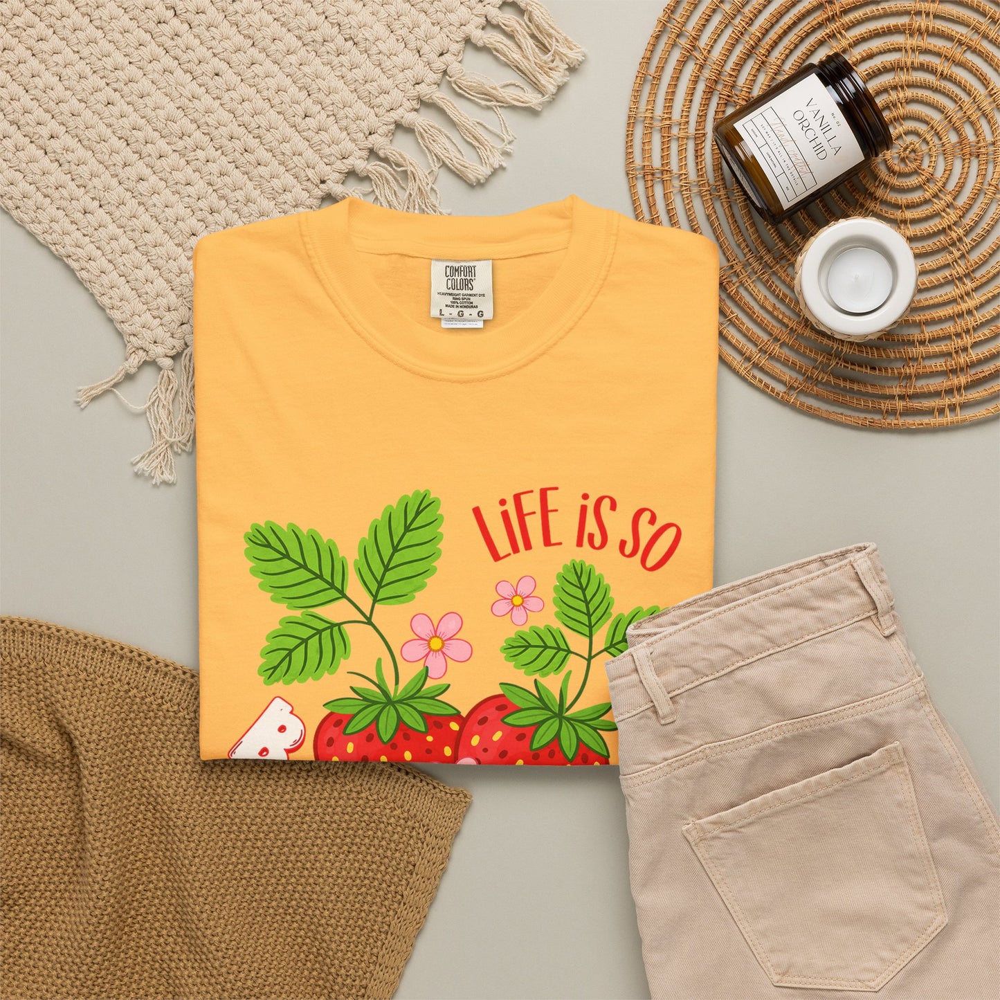 Life Is So Berry Sweet T-Shirt — Cute Strawberry Graphic Tee