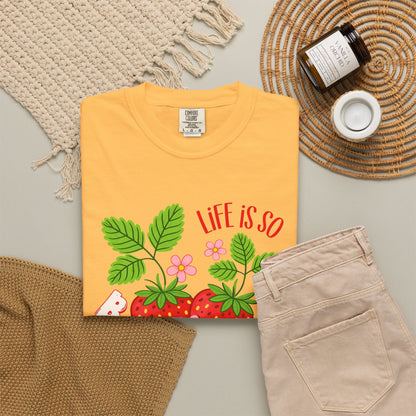 Life Is So Berry Sweet T-Shirt — Cute Strawberry Graphic Tee