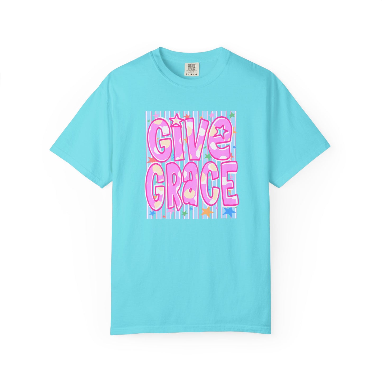 Give Grace T-Shirt — Pastel Retro Graphic Tee