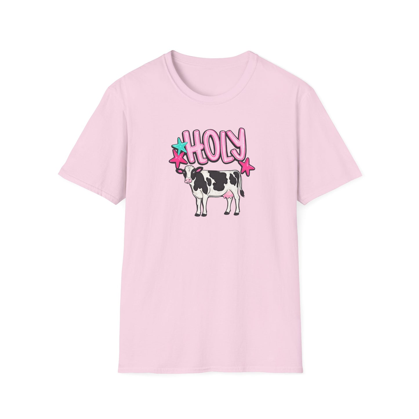 Holy Cow T-Shirt — Cute Pastel Cow Graphic Tee