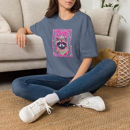 Feral Raccoon Gildan softstyle tshirt