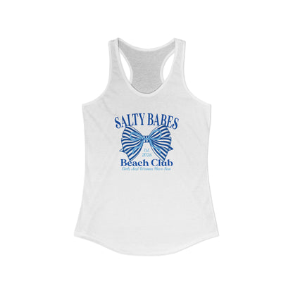 Salty babes blue Racerback Tank