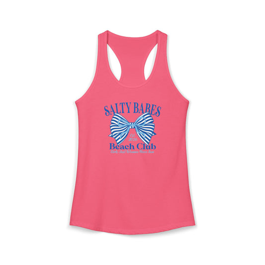 Salty babes blue Racerback Tank