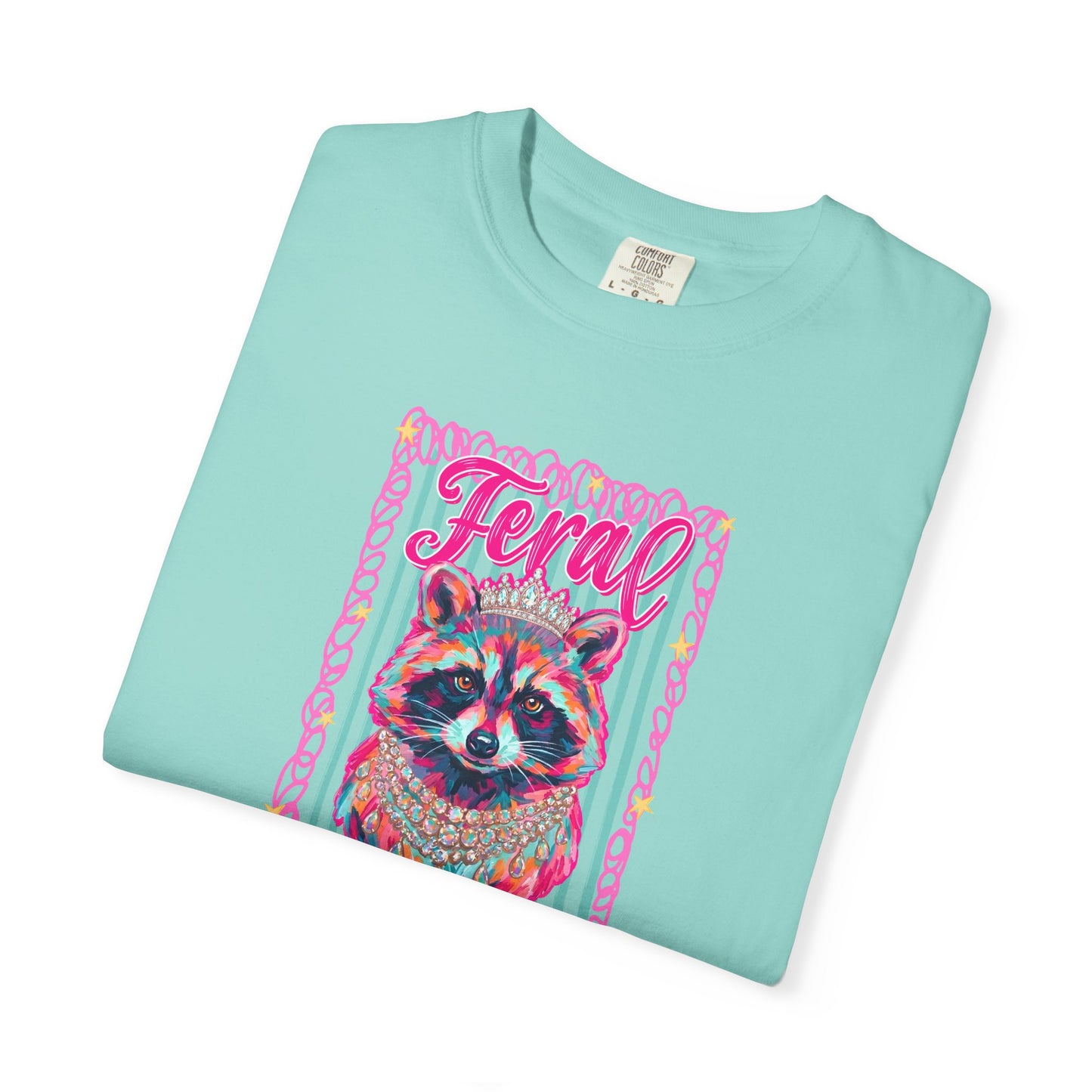 Feral Raccoon comfort color T-shirt