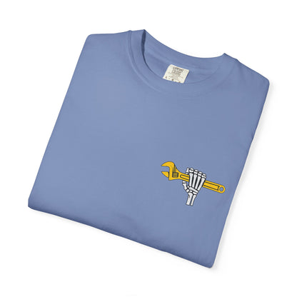 Mechanic T-Shirt — "I Can Fix a Lot of Things (But I Can't Fix Stupid)" Graphic Tee