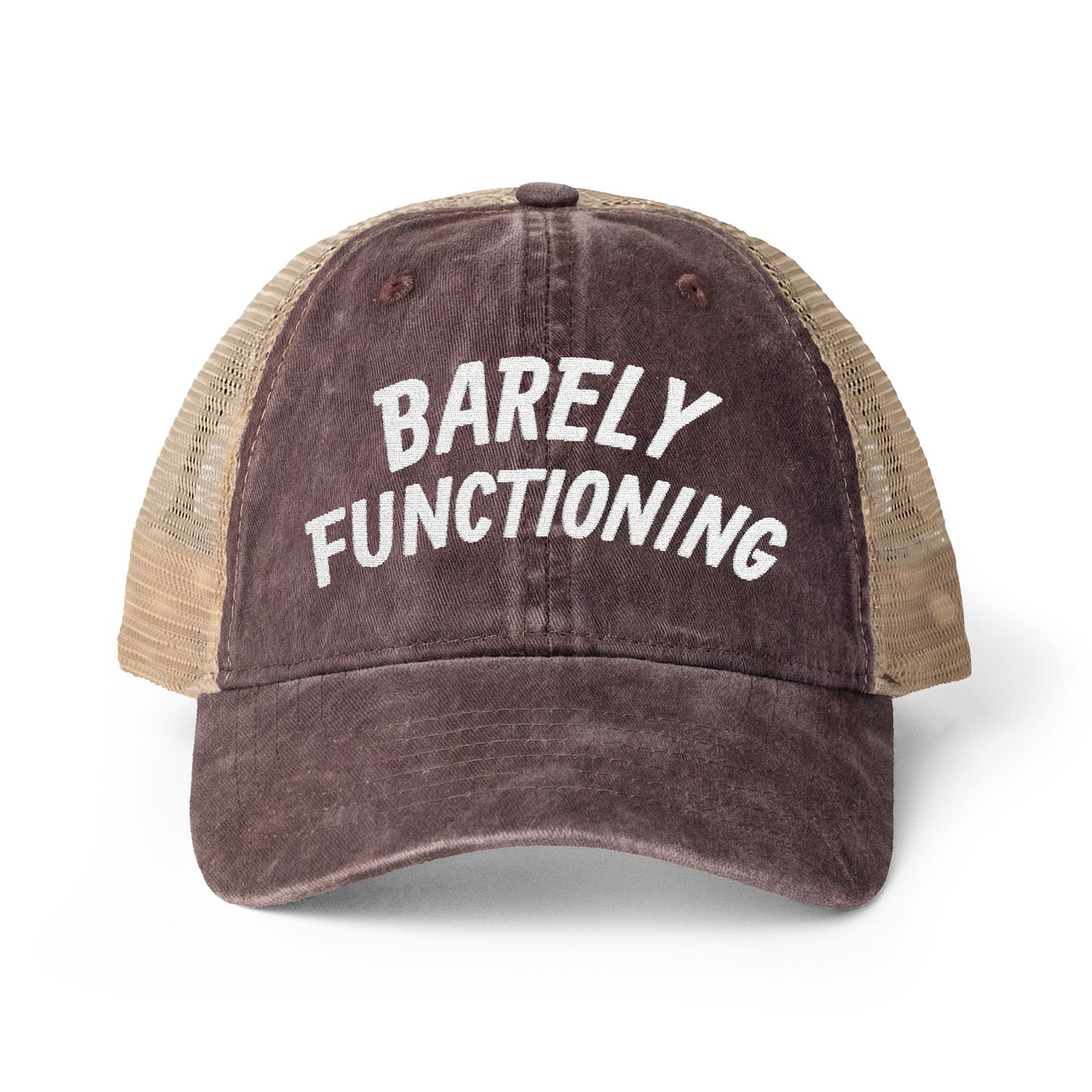 Women's Washed Mesh-Back Cap