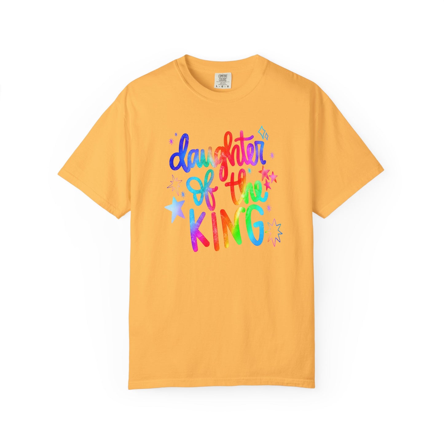 Daughter of the King T-Shirt — Colorful Faith Graphic Tee
