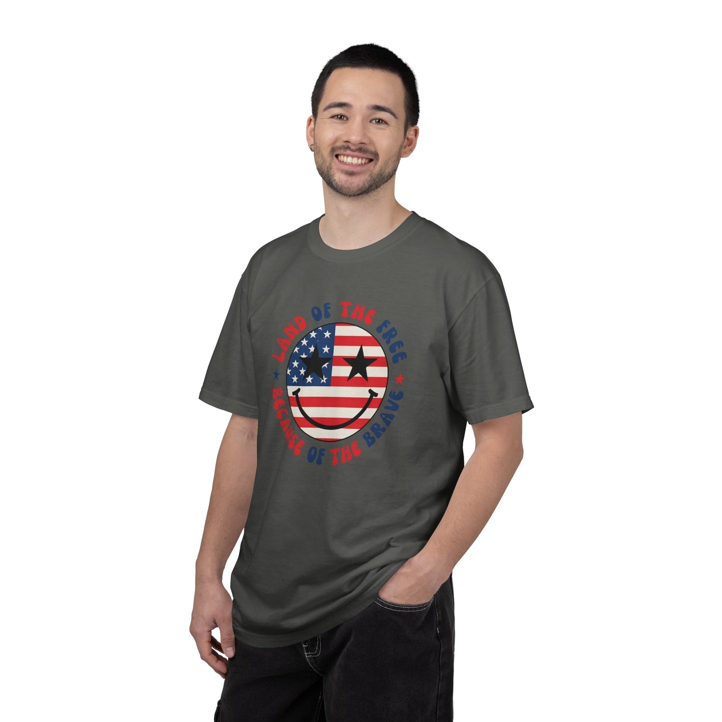 Patriotic 'Land of the Free Because of the Brave' T-Shirt